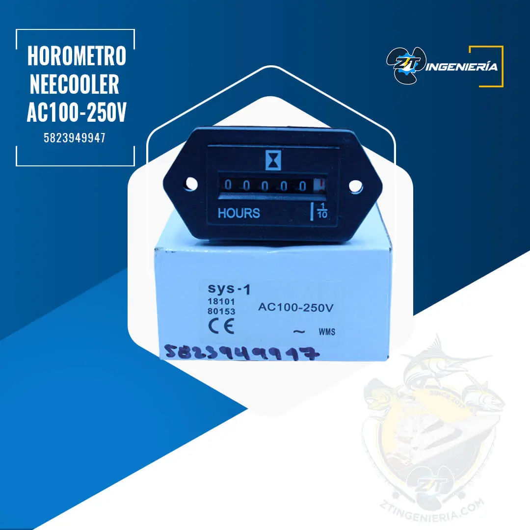 Horometro NEECOOLER AC100-250V 6-digital Display electromechanical #5823949947