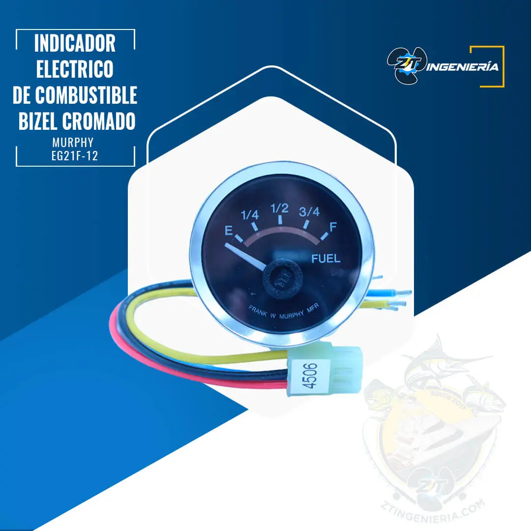 Indicador de combustible Murphy EG21F-12-A #15-70-0500