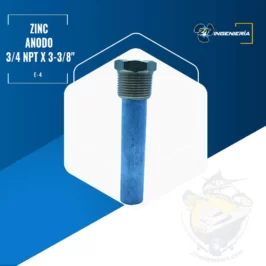 Zinc Anodo - 3/4 NPT x 3-3/8" #E-4